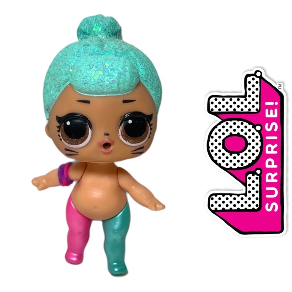 L.O.L. Surprise! Bling Series 2 Aqua Glitter Girl Troublemaker Nude